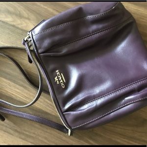 Coach purple crossbody bag
